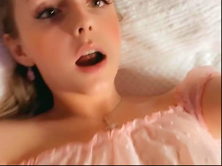 ASHEMALETUBE @ Astrella Rae Ejaculates On Her Own Body